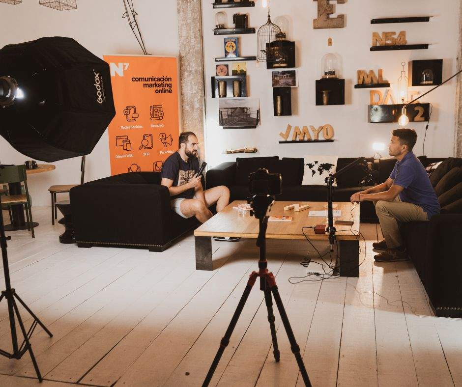 Imagen del nuevo estudio de videopodcasting de N7.