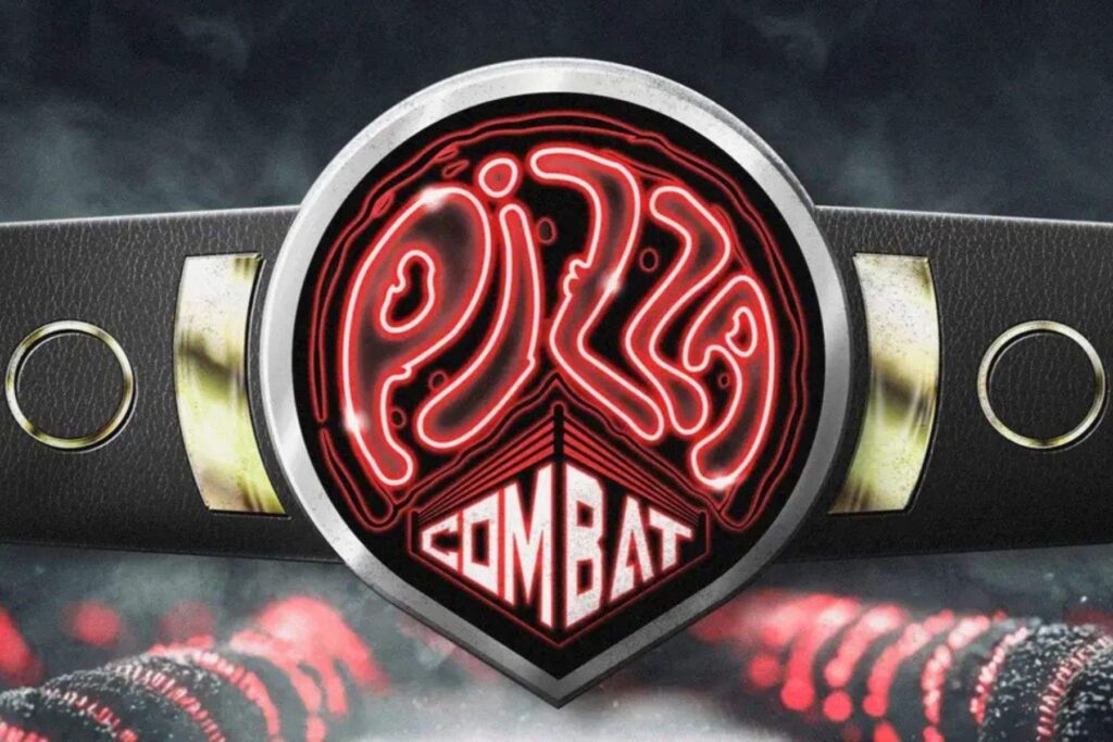 Cartel del concurso. (Pizza Combat)