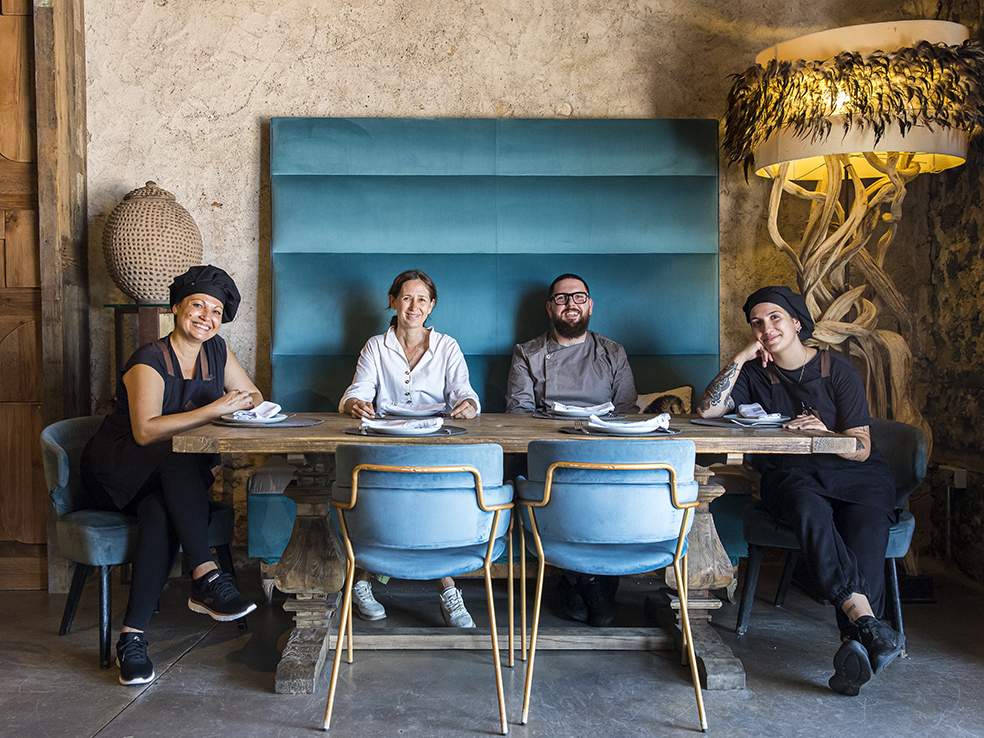 Equipo del restaurante. (Ana Bernal)