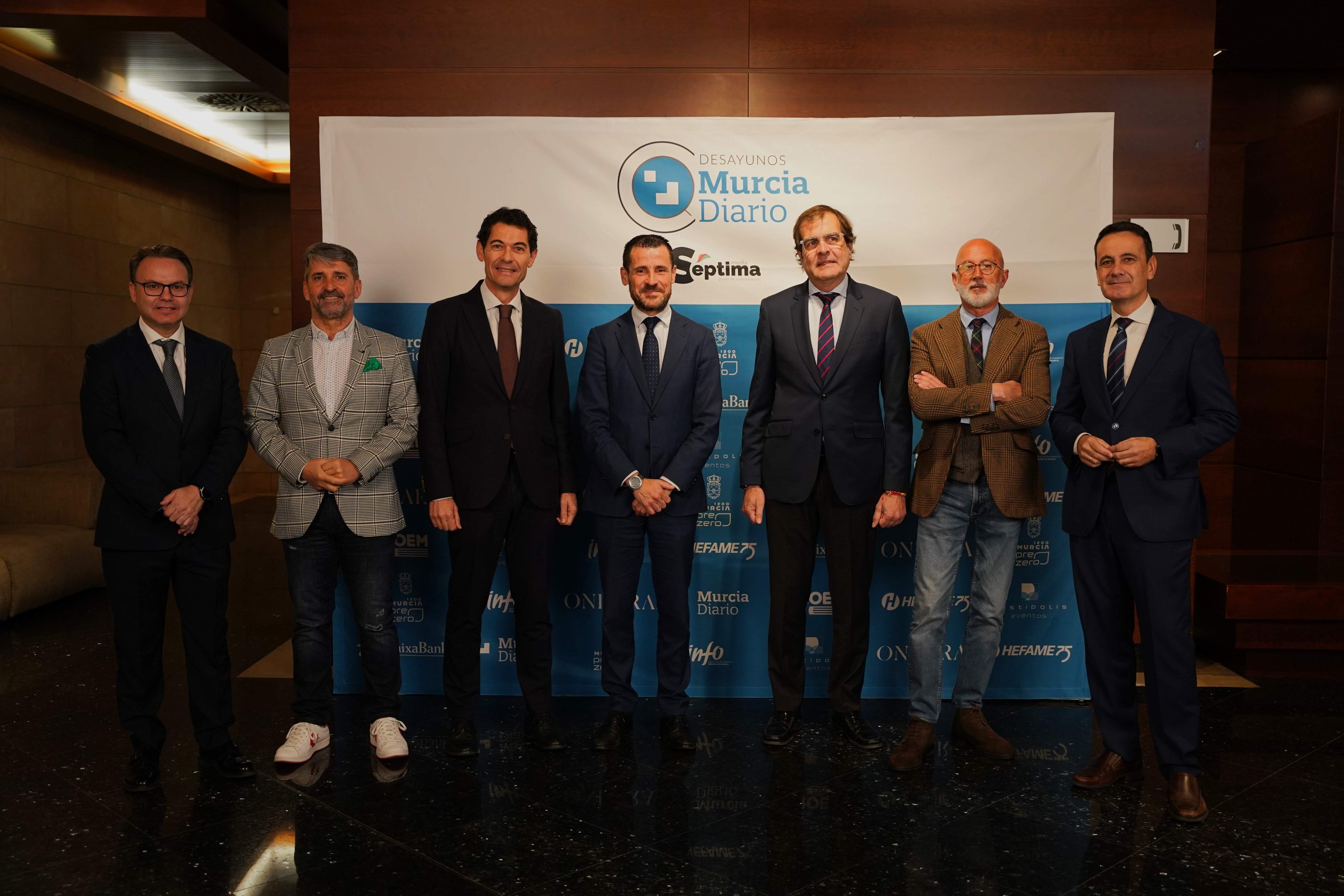 Imagen previa al Desayuno de Murcia Diario. (Raúl Alcántara)