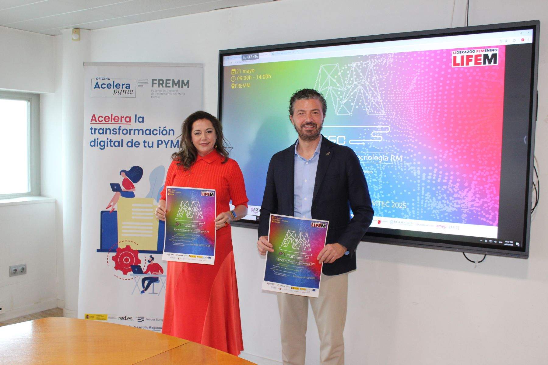 Imagen durante la presentación de la jornada. (FREMM)