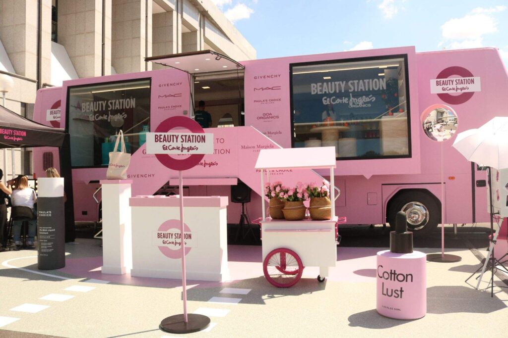 Imagen del 'Beauty bus'. (El Corte Inglés)