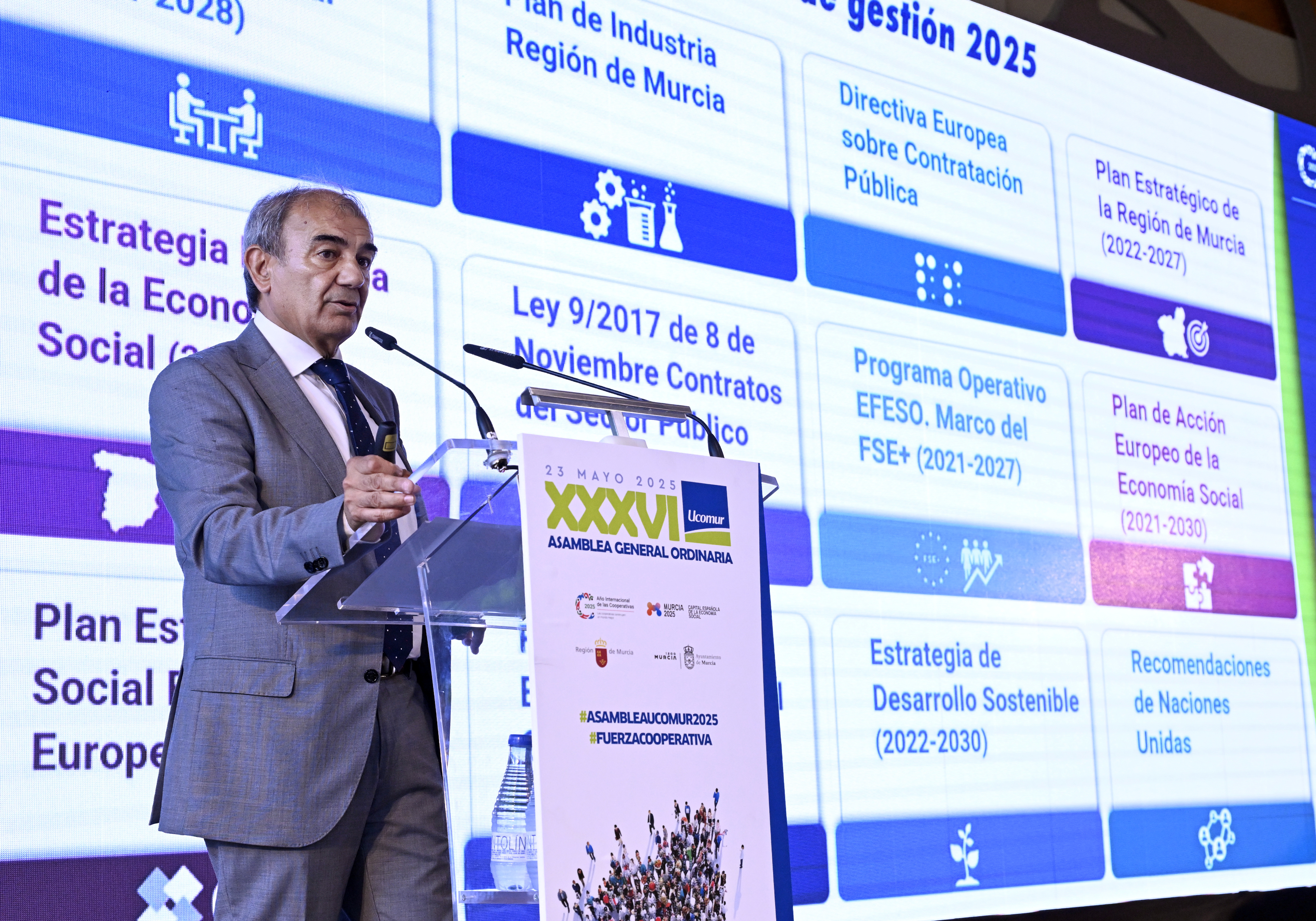 Juan Antonio Pedreño, presidente de Ucomur. (Ucomur)