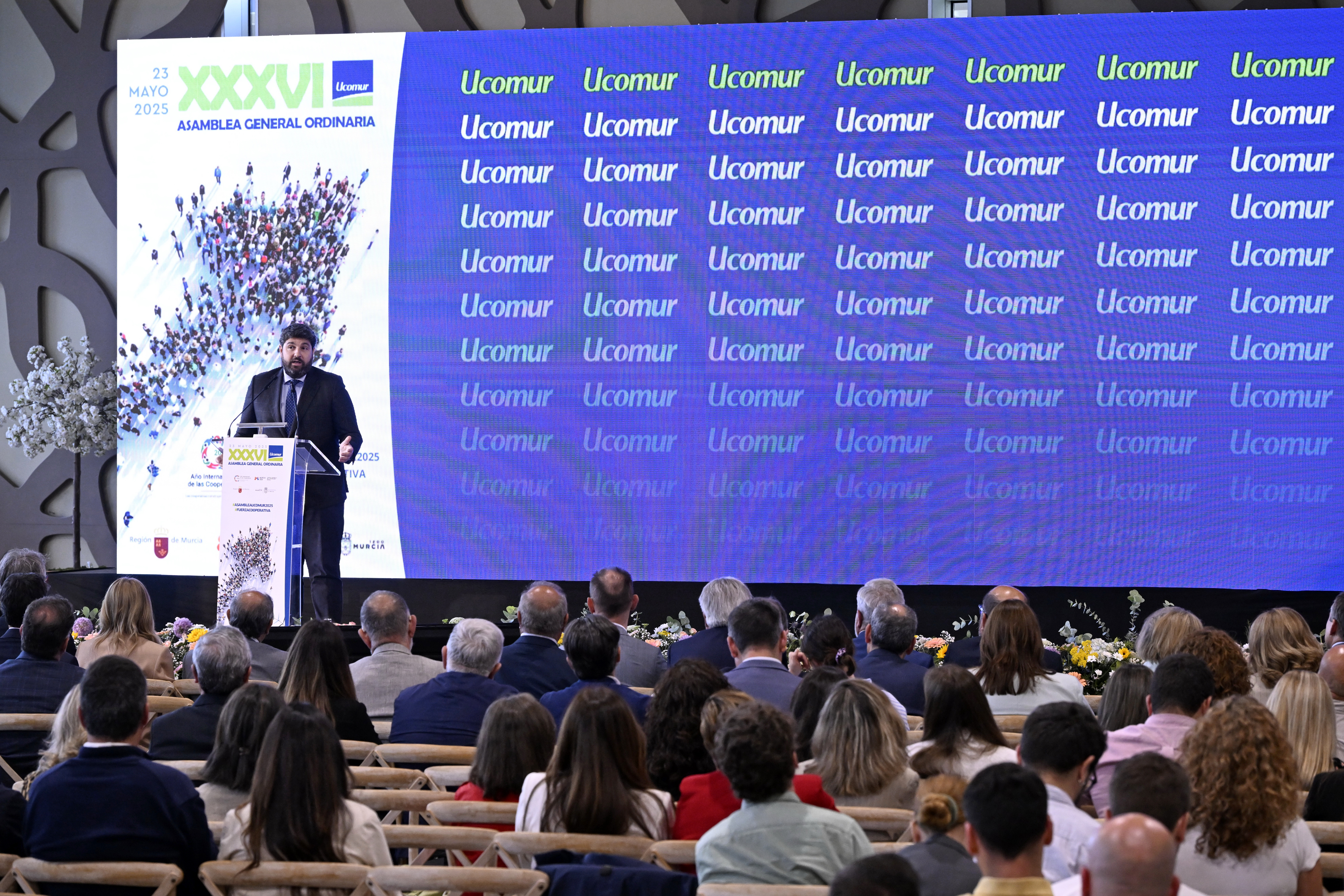 Intervención del presidente López Miras. (Ucomur)