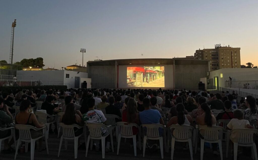 Imagen de la sesión del pasado jueves de 'Cine bajo las estrellas'. (CARM)