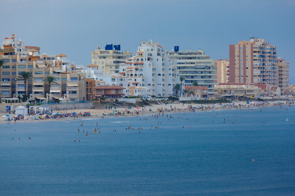 Vista de La Manga del Mar Menor. (CARM)