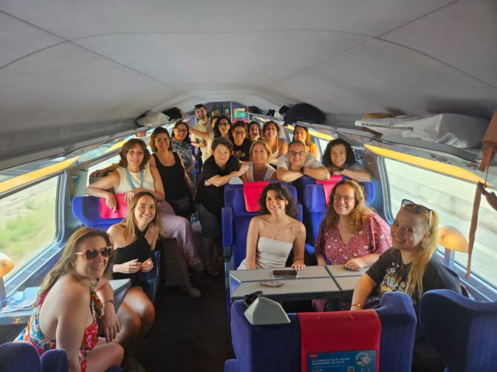 Imagen de los agentes de viajes participantes en el 'fam trip' organizado por el Instituto de Turismo para promocionar la ciuda de Murcia como destino 'MICE'. (CARM)