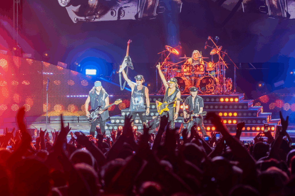 Imagen del concierto de Scorpions en la última edición del festival. (Ayuntamiento de Cartagena)