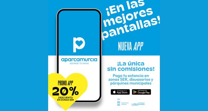 Cartel promocional de la app. (Ayuntamiento de Murcia)
