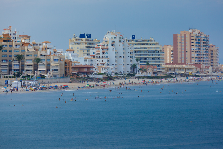 Vista de La Manga del Mar Menor / CARM.