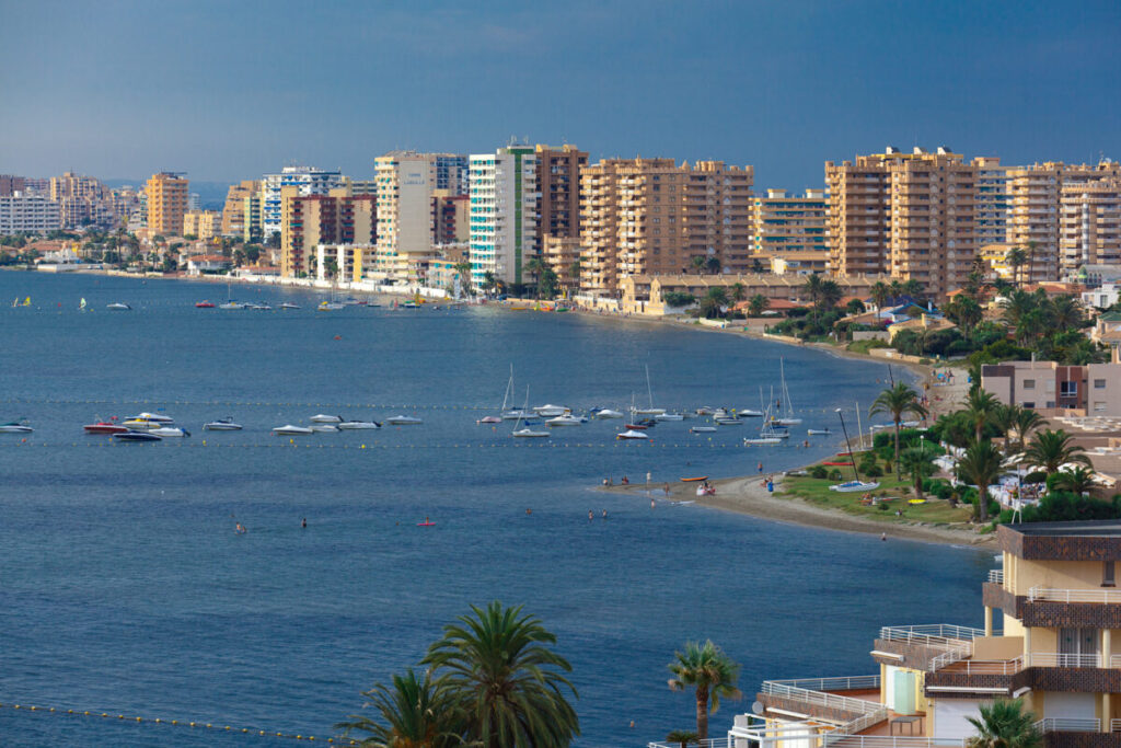 Vista de La Manga del Mar Menor / CARM.