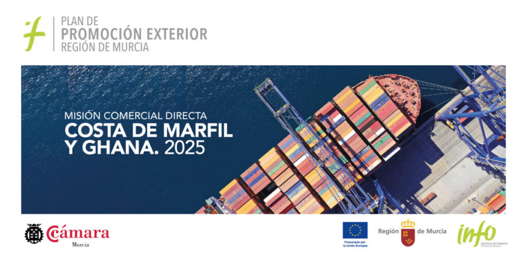 Cartel de la misión comercial a Costa de Marfil y Ghana 2025 / CARM.