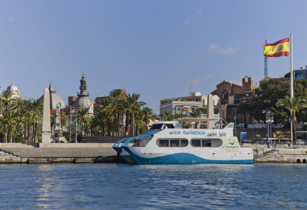 barco turístico de Cartagena Puerto de Culturas / Ayuntamiento de Cartagena.