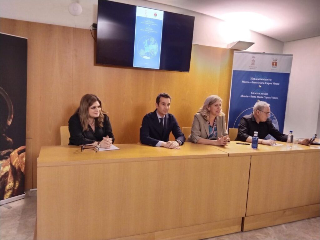 Imagen durante el anuncio / Ayuntamiento de Murcia.