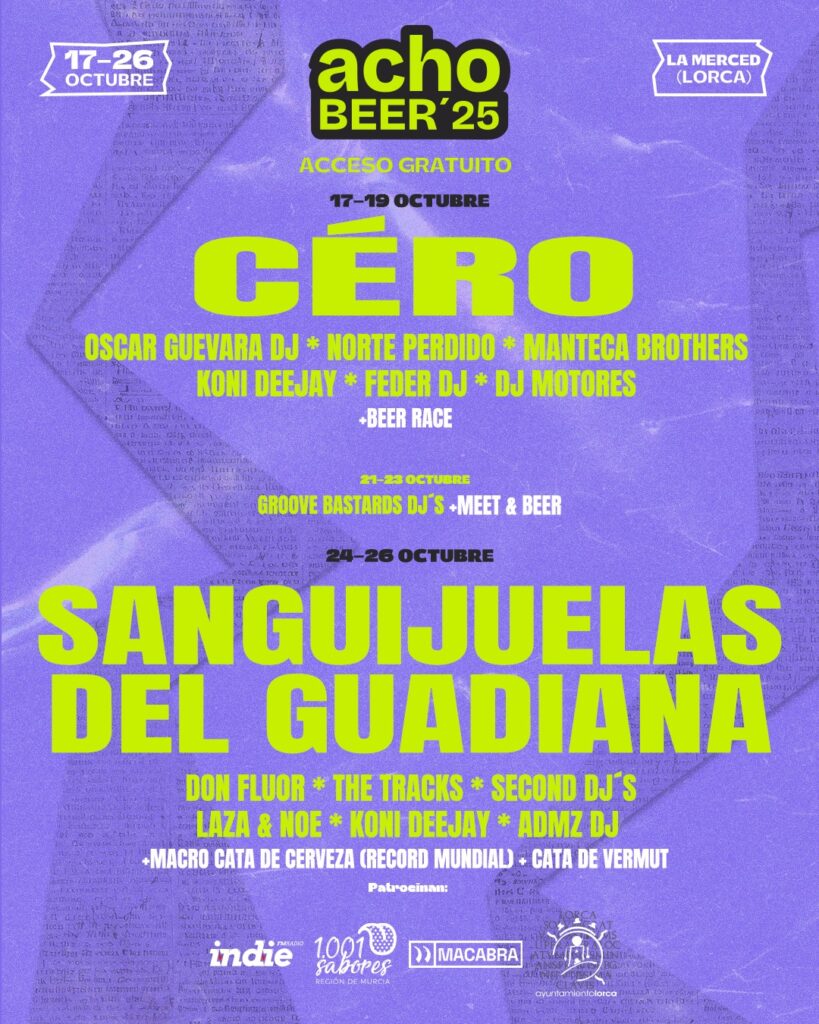 Cartel del festival / CARM.