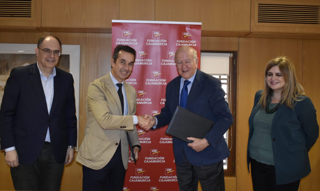 Pascual Martínez, Emilio Llamas, Carlos Egea y María Teresa Marín / CaixaBank.