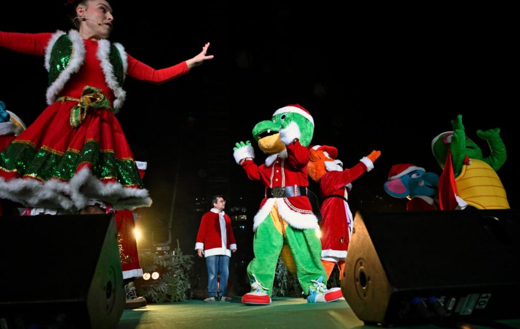 Espectáculo navideño de La Pandilla de Drilo / Ayuntamiento de Murcia.