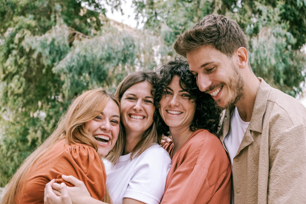 De izquierda a derecha, los cuatro socios de Mapa: Rocío Meseguer, Paula Izquierdo, Marta Martín y Jorge Morán. 