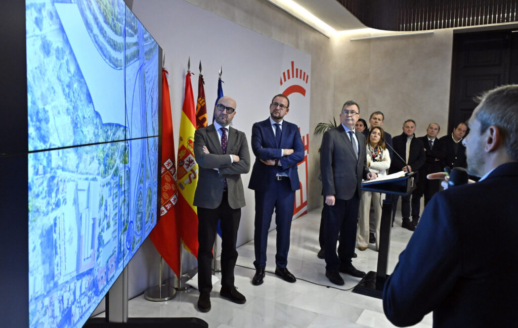 Imagen durante la presentación del proyecto / Ayuntamiento de Murcia.