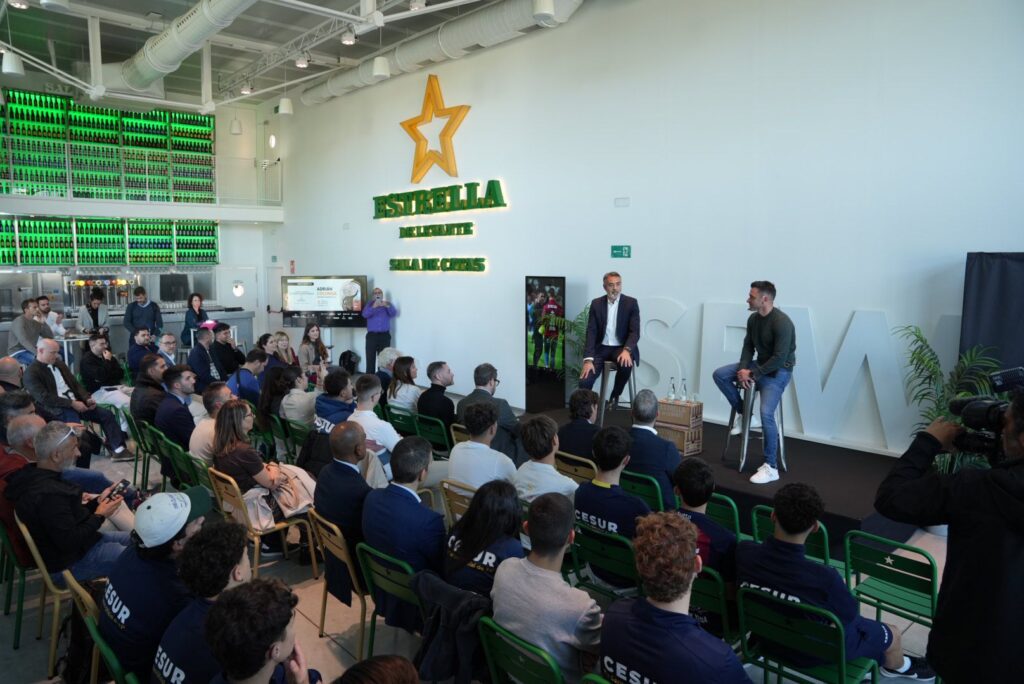 Adrián Colunga en el primer Aperitivo Deportivo SBW / SBW.