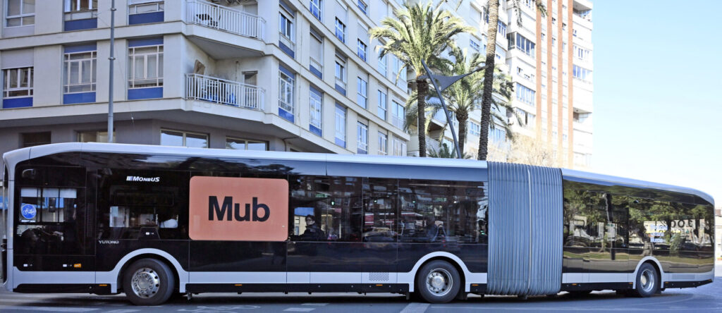 Imagen del tranvibús / Ayuntamiento de Murcia.