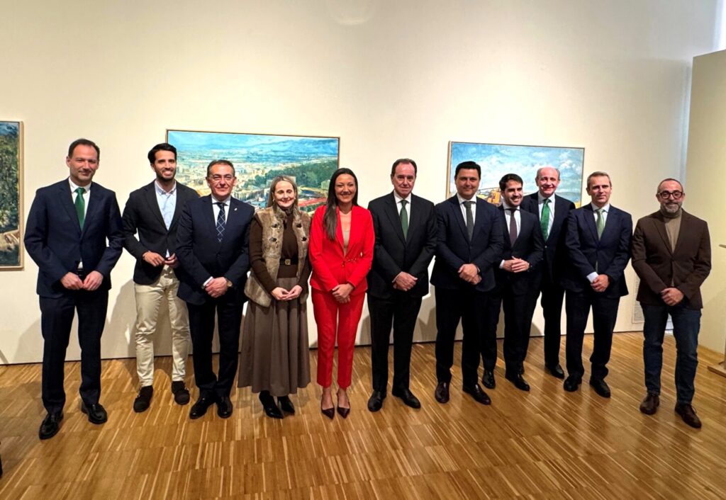 Foto de familia tras la firma del convenio con la consejería de Cultura de la Región de Murcia / Iberdrola.