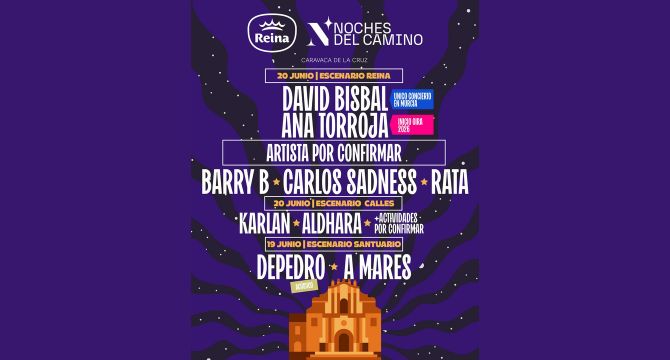 Cartel del evento / Noches del Camino.