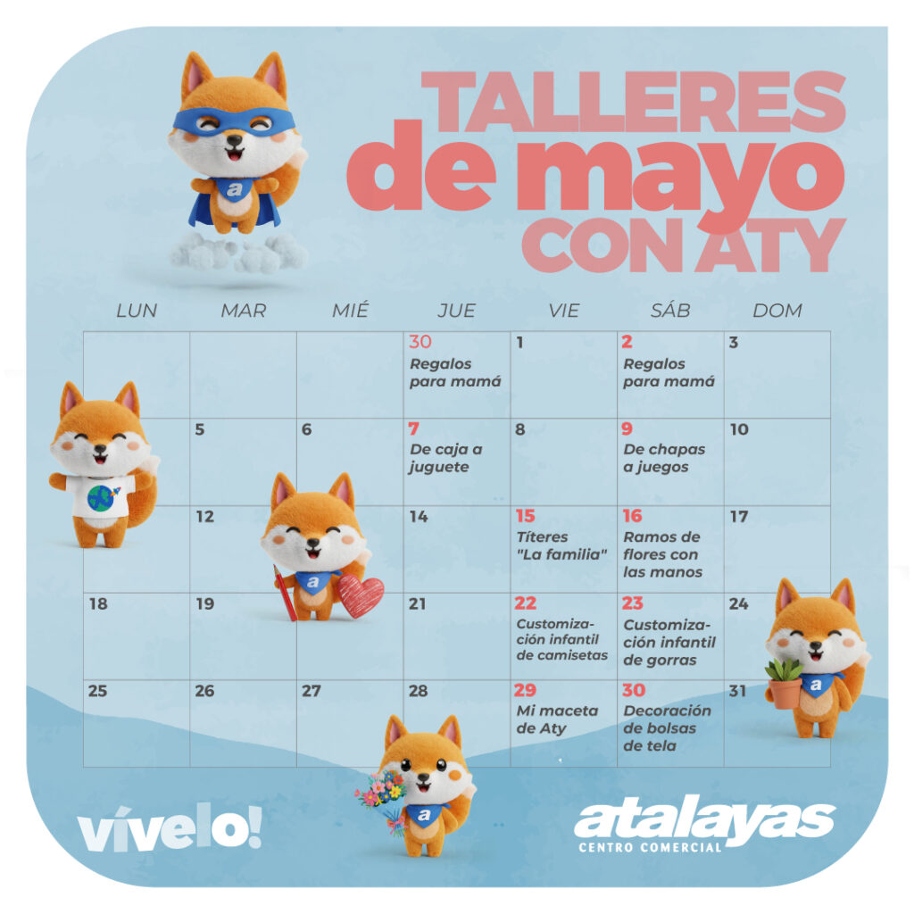 Imagen del calendario de actividades / CC Atalayas.