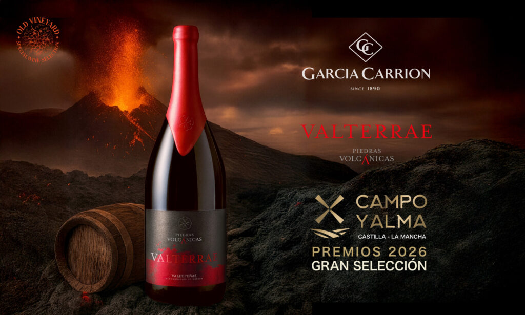 Infografía del Premio Gran Selección Campo y Alma 2026 que ha recibido el vino Valterrae de García Carrión / García Carrión.