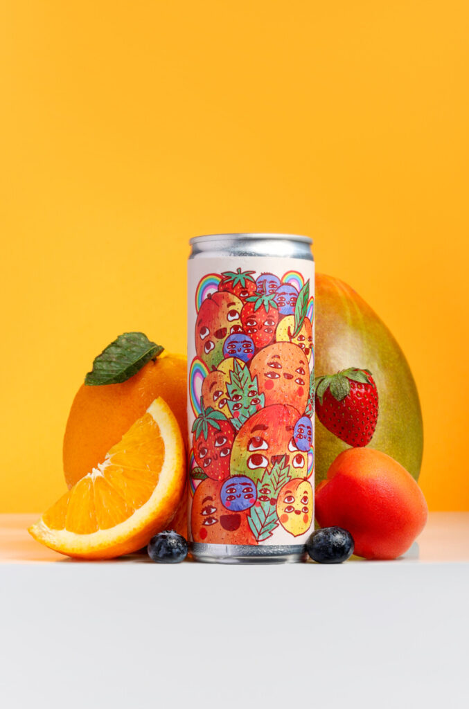 Spicy Paloma y Kombucha Tutti Frutti de Brava.