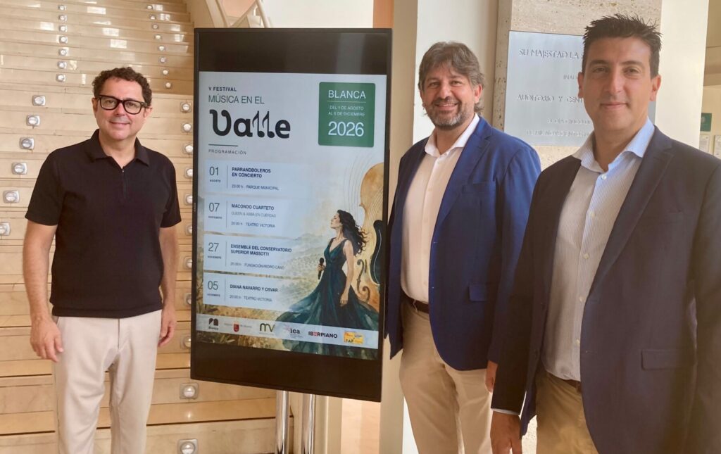 Imagen de la presentación de la quinta edición de 'Música en el Valle' / CARM.