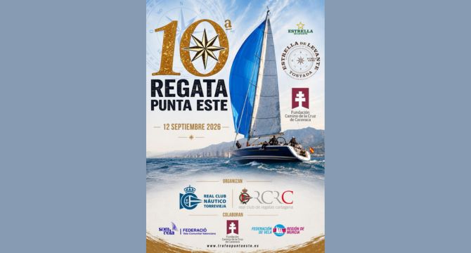 Cartel de la regata / Estrella de Levante.