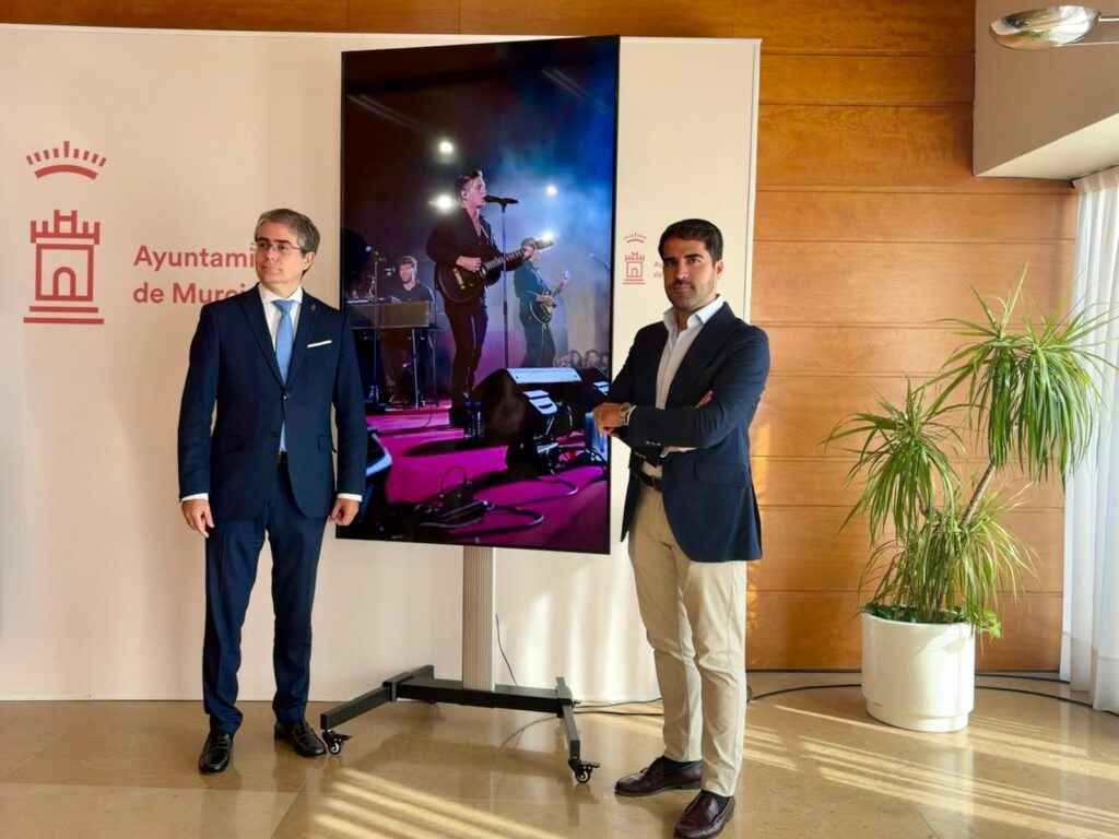Imagen durante la presentación del balance de la Feria / Ayuntamiento de Murcia.