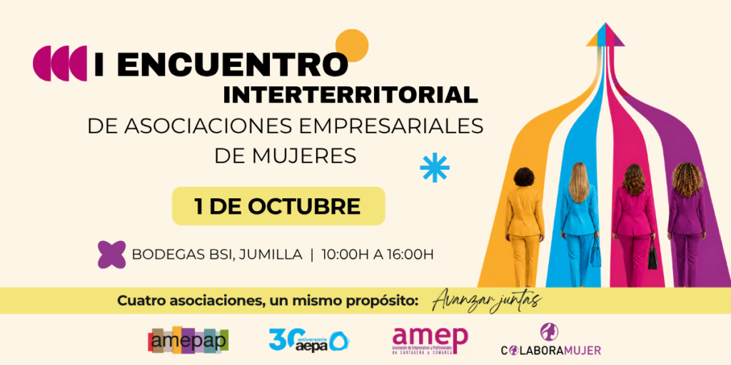 Cartel del encuentro / Colabora Mujer.